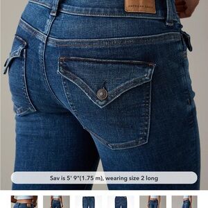 American Eagle jegging,Next level stretch,Super low-rise